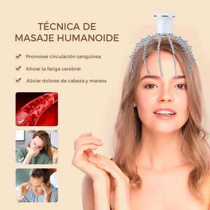 MASAJEADOR DE CABEZA MindFlow ELÉCTRICO E INALAMBRICO