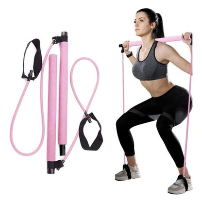 COMBO FIT BARRA PILATESPro Y RODILLO MASAJEADOR