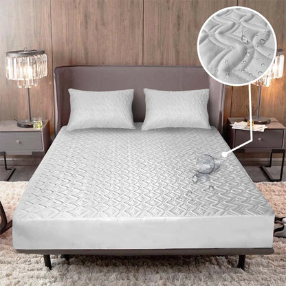 PROTECTOR DryGuard PARA COLCHÓN IMPERMEABLE Y ACOLCHADO