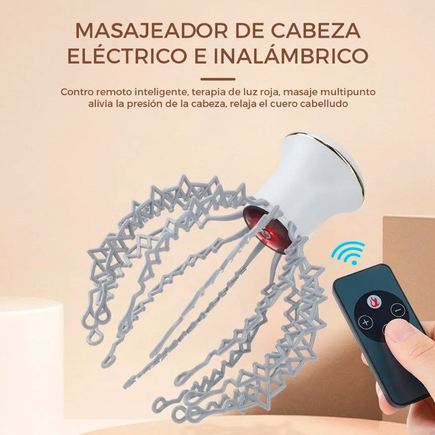 MASAJEADOR DE CABEZA MindFlow ELÉCTRICO E INALAMBRICO
