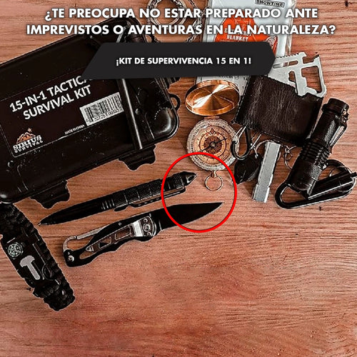 NUEVO KIT DE SUPERVIVENCIA 15 EN 1